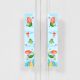 Handcrafted Acacia Wood Mermaid Cupboard Handles Set